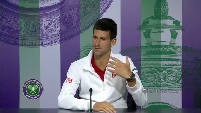 Novak Djokovic: 'the best final I have played in' - Wimbledon 2014 Final