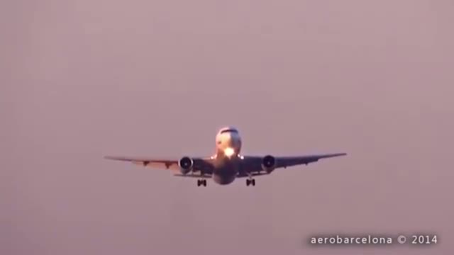 Near Miss at Barcelona Airport