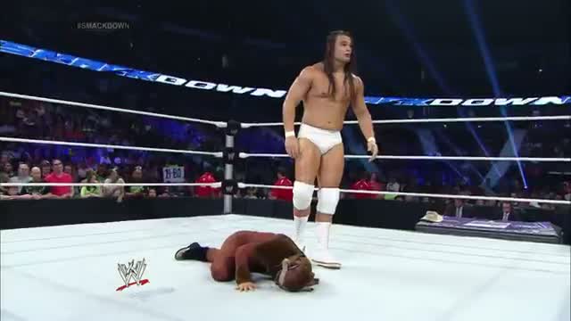 Diego & El Torito vs. Bo Dallas - 2-on-1 Handicap Match: WWE SmackDown, July 11, 2014