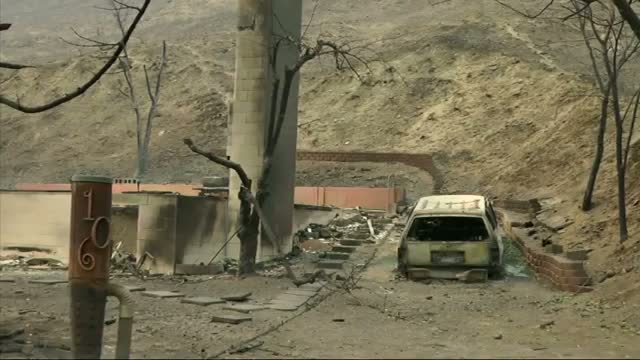 Residents Return to Homes Destroyed by Fire