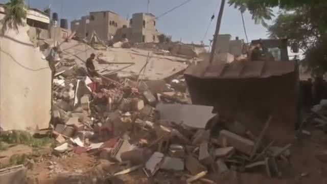 Gaza Rescuers Search Rubble for Survivors
