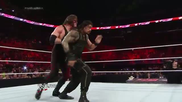 Roman Reigns vs. Kane & Randy Orton - 2-on-1 Handicap Match: WWE Raw, July 21, 2014
