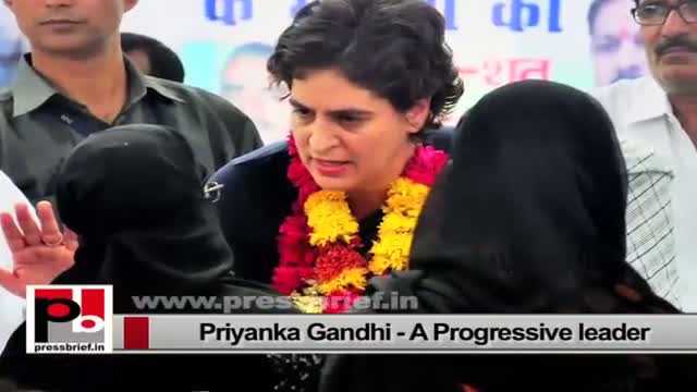 Priyanka Gandhi Vadra - a real mass leader who always is ready to fight for their rights