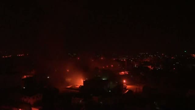 Massive Explosion in Gaza City
