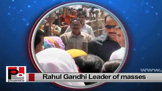 Rahul Gandhi - people's leader who always fights for their rights