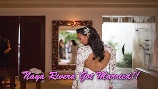 Naya Rivera Glee Got Married to Ryan Dorsey