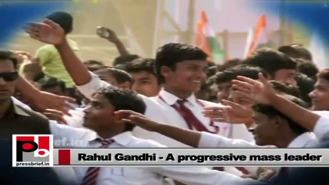 Rahul Gandhi a leader with innovative vision and progressive ideas
