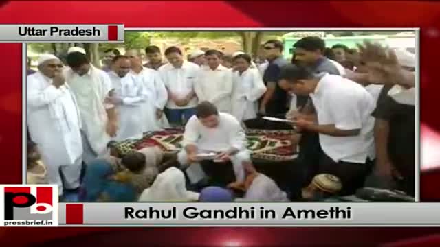 Congress Vice President Rahul Gandhi visits Amethi