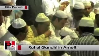 Rahul Gandhi in Amethi takes part in a 'roza iftar'