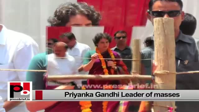 Priyanka Gandhi Vadra - an energetic personality, great mass leader