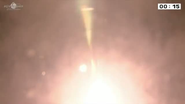 Rocket Launches Into Space With Cargo Ship