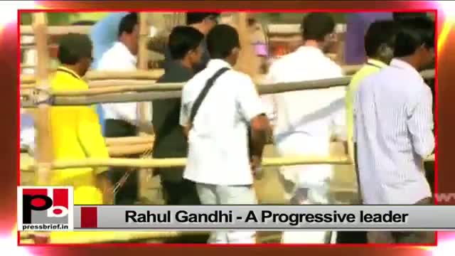 Rahul Gandhi - real leader of common people who always focussed on welfare of the poor