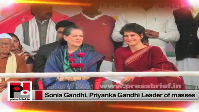 Sonia Gandhi, Priyanka Gandhi Vadra - charismatic personalities, perfect mass leaders