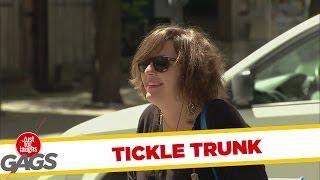 Real-life Tickle Trunk Prank