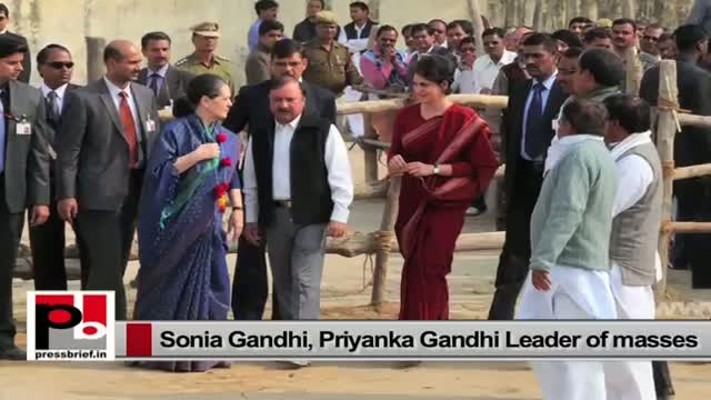 Sonia Gandhi, Priyanka Gandhi Vadra - great mass leaders who easily connect with people
