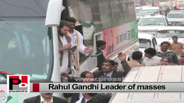 Rahul Gandhi - real mass leader who has a special ability to connect with the people