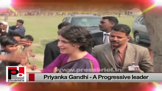 Priyanka Gandhi Vadra - an energetic Congress campaigner with progressive vision