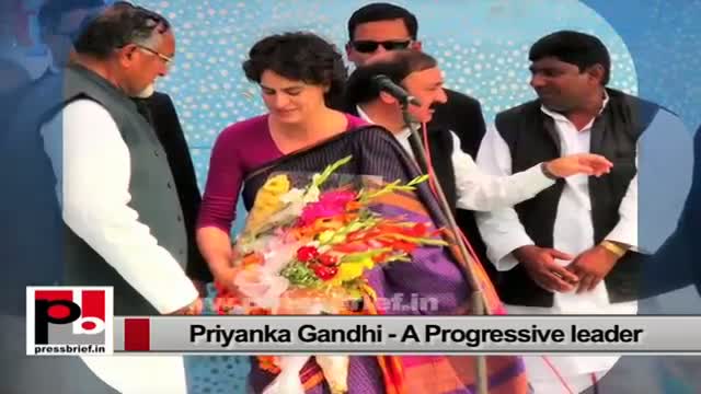 Priyanka Gandhi Vadra - a perfect mass leader who easily strikes chord with aam aadmi