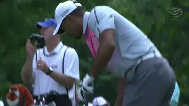 Tiger Woodsâ€™ brilliant tee shot to 1 foot at Bridgestone