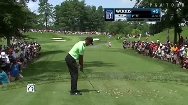 Tiger Woods highlights from Round 1 of Quicken Loans