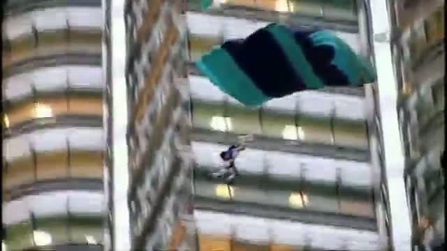 Destroyed in Seconds - Base-Jumping Building Slam Video