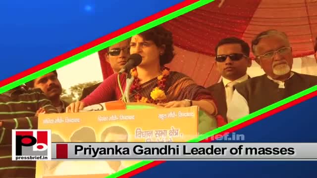 Priyanka Gandhi Vadra - genuine mass leader who has ability to strengthen Congress