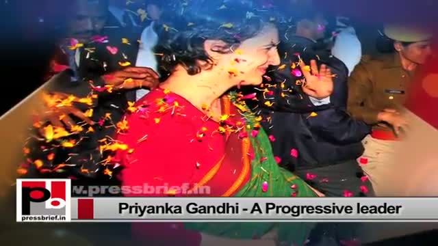 Priyanka Gandhi - the leader who believes in hard work and dedication
