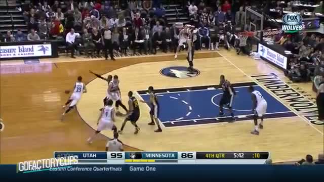 Kevin Love Full Highlights vs Jazz 2014.04.16 - 19 Pts, 10 Reb, 9 Ast, Last Game For Timberwolves!