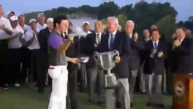 Rory McIlroy Saves Dropping of PGA Championship Trophy