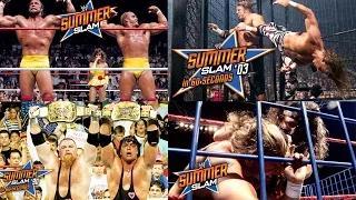 Watch every SummerSlam in 60 seconds!