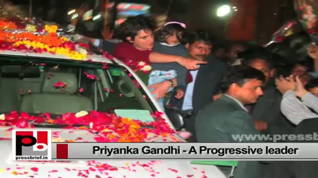 Priyanka Gandhi Vadra - genuine Congress leader who has all qualities to become a good leader