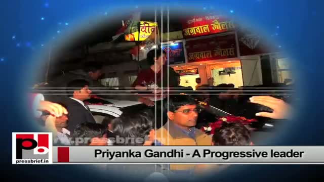Priyanka Gandhi Vadra - progressive Congress leader with innovative vision