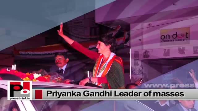 Priyanka Gandhi Vadra, genuine mass leader and charismatic like Indira Gandhi