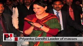 Young Congress campaigner Priyanka Gandhi - charismatic like Indira Gandhi