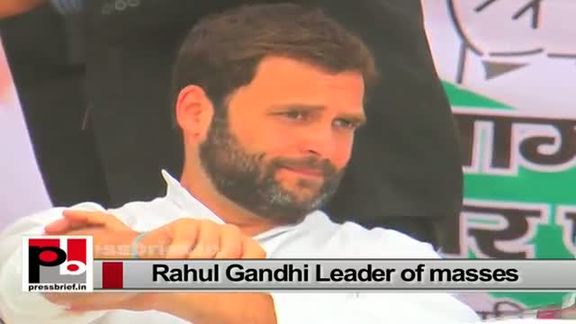 Rahul Gandhi - genuine mass leader who easily connects with the common people
