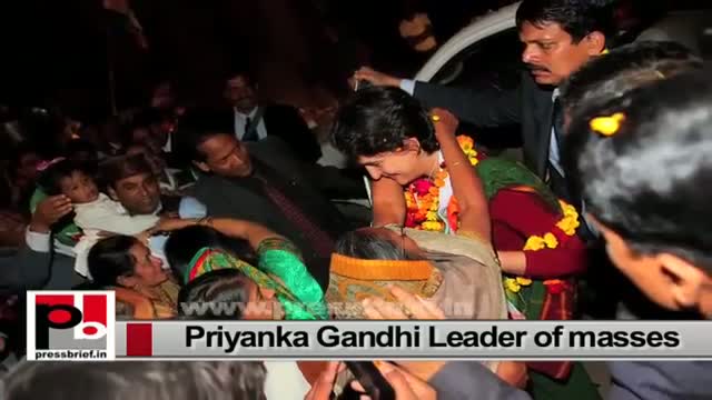 Priyanka Gandhi Vadra - genuine and charismatic leader like Indira Gandhi