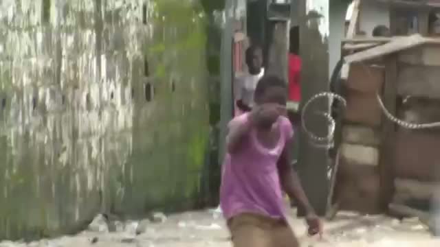 Shots Fired in Liberian Shantytown