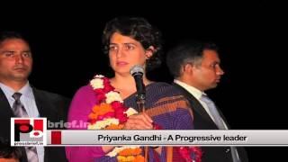 Priyanka Gandhi Vadra-genuine mass leader who easily connects with the common people