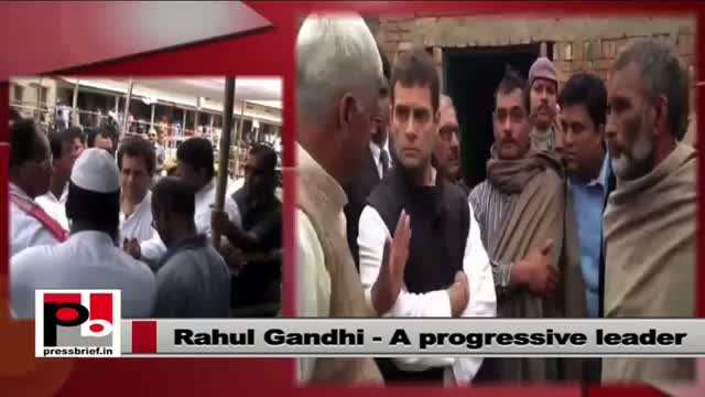 Rahul Gandhi says, we need to empower women, give them power and share their pain