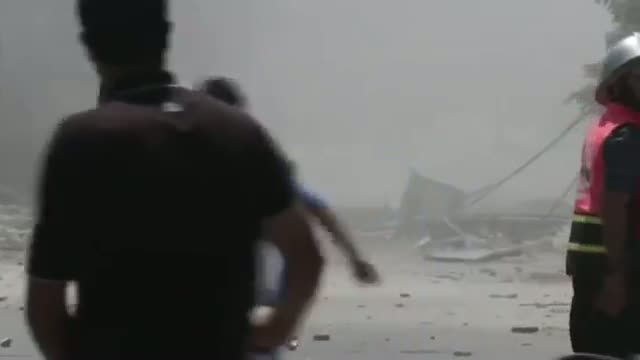 Israeli Airstrikes Hit Building in Gaza