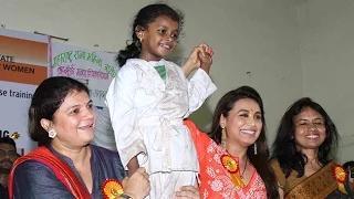 Rani Mukherjee Promotes Mardaani In A School
