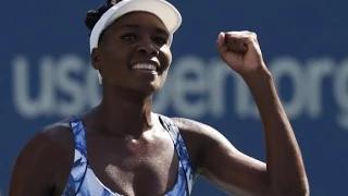 Venus Williams Vs Date Krumm US Open 2014 first round Highlights