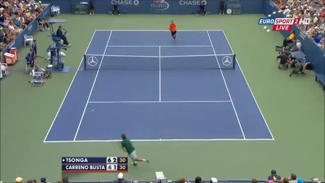 2014 US OPEN Jo-Wilfried Tsonga vs Pablo Carreno Busta Highlights [HD] 