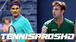 Roger Federer Vs Marcel Granollers Highlights US Open 2014 [HD]