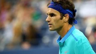 Roger Federer After Match Interview Vs Marcel Granollers US Open 2014 [HD] 