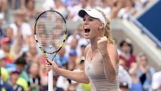 2014 US OPEN Maria Sharapova vs Caroline Wozniacki Highlights [HD]