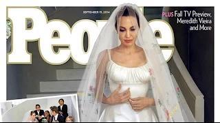 Angelina Jolie's Wedding Dress Inscriptions by Children