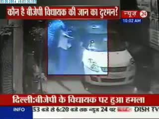 Delhi BJP MLA shot at by anonymous man, safe