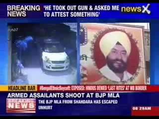 Delhi BJP MLA attacked at his residence by two men
