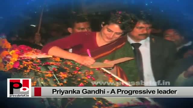 Priyanka Gandhi - genuine Congress leader, charismatic like Indira Gandhi